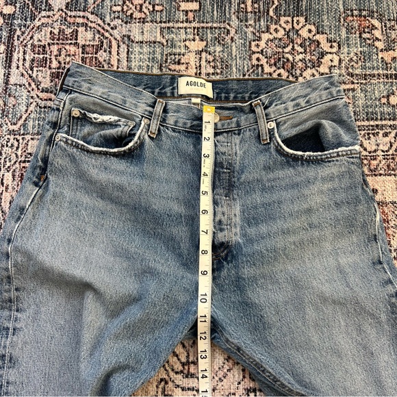 Agolde 90'S PINCH WAIST HIGH RISE STRAIGHT a154-1206 Size 29 Lightly Distressed - Picture 7 of 13